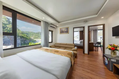 Family Room with Private Bathroom — Ecorest Villa Cat Ba Moutain View